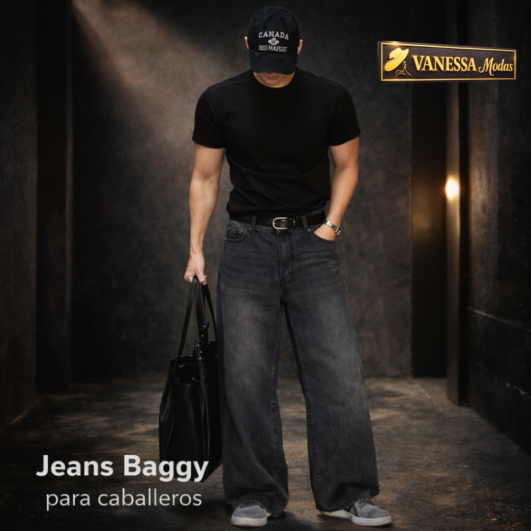 Jeans Baggy para Hombre – Estilo Urbano Oversize Premium