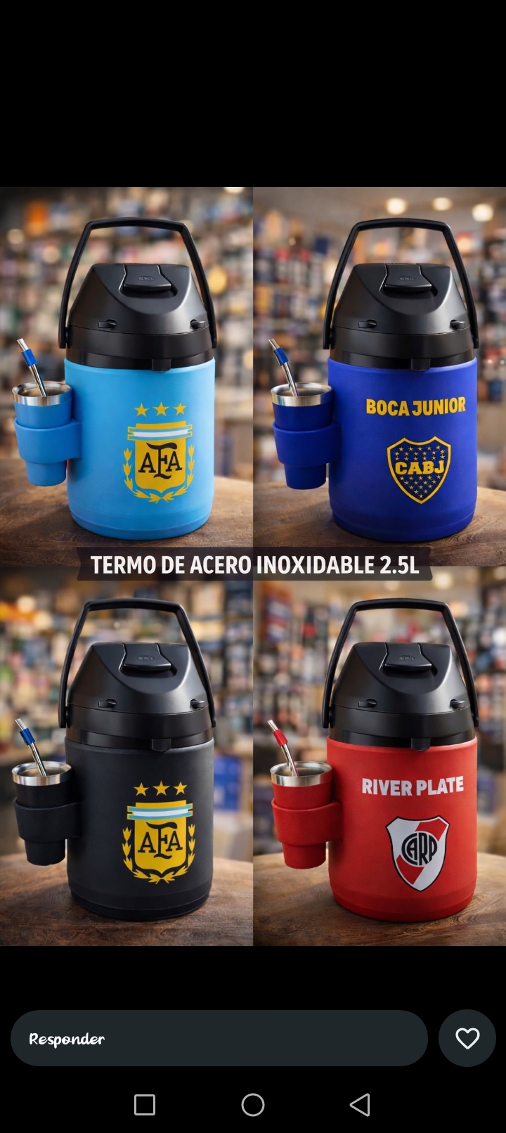 Termo de Acero inoxidable🙌✨
2.5L
