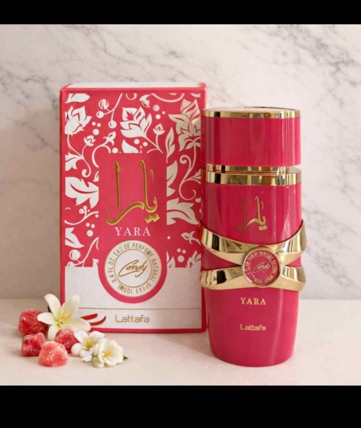 😻PERFUME ÁRABE YARA LATTAFA CANDY ORIGINAL🔥✨