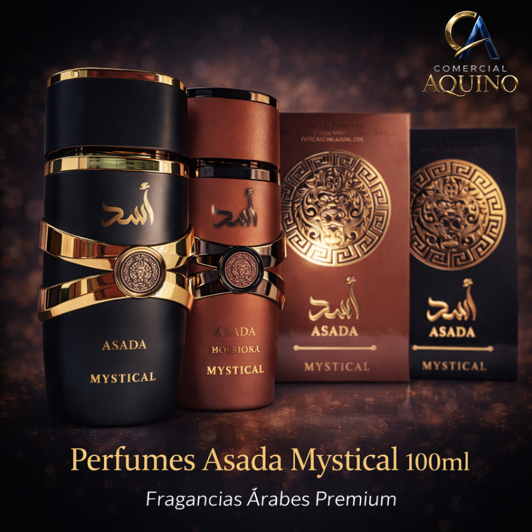 Perfume Asada Mystical 100ml – Fragancia Árabe Premium Intensa y Elegante 🔥