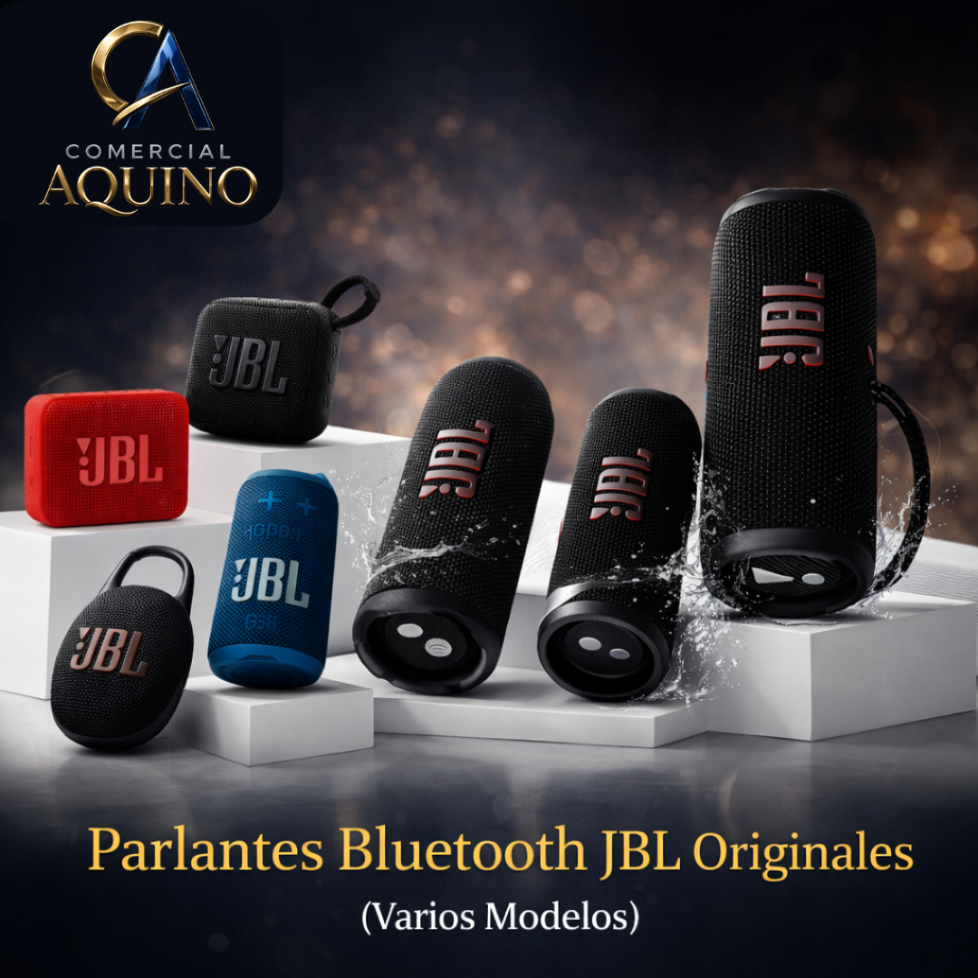 Parlantes Bluetooth JBL Originales – Sonido Potente y Portátiles 🔊🔥