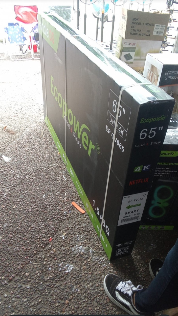 TV Ecopower 65" 😍🙌