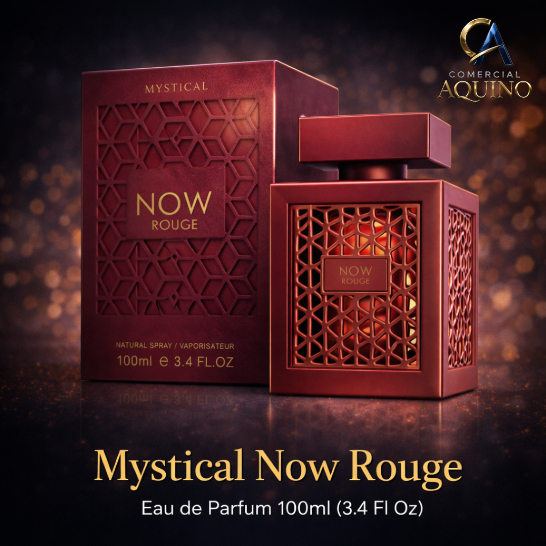 Perfume Mystical Now Rouge 100ml – Fragancia Árabe Premium Intensa y Seductora 🔥