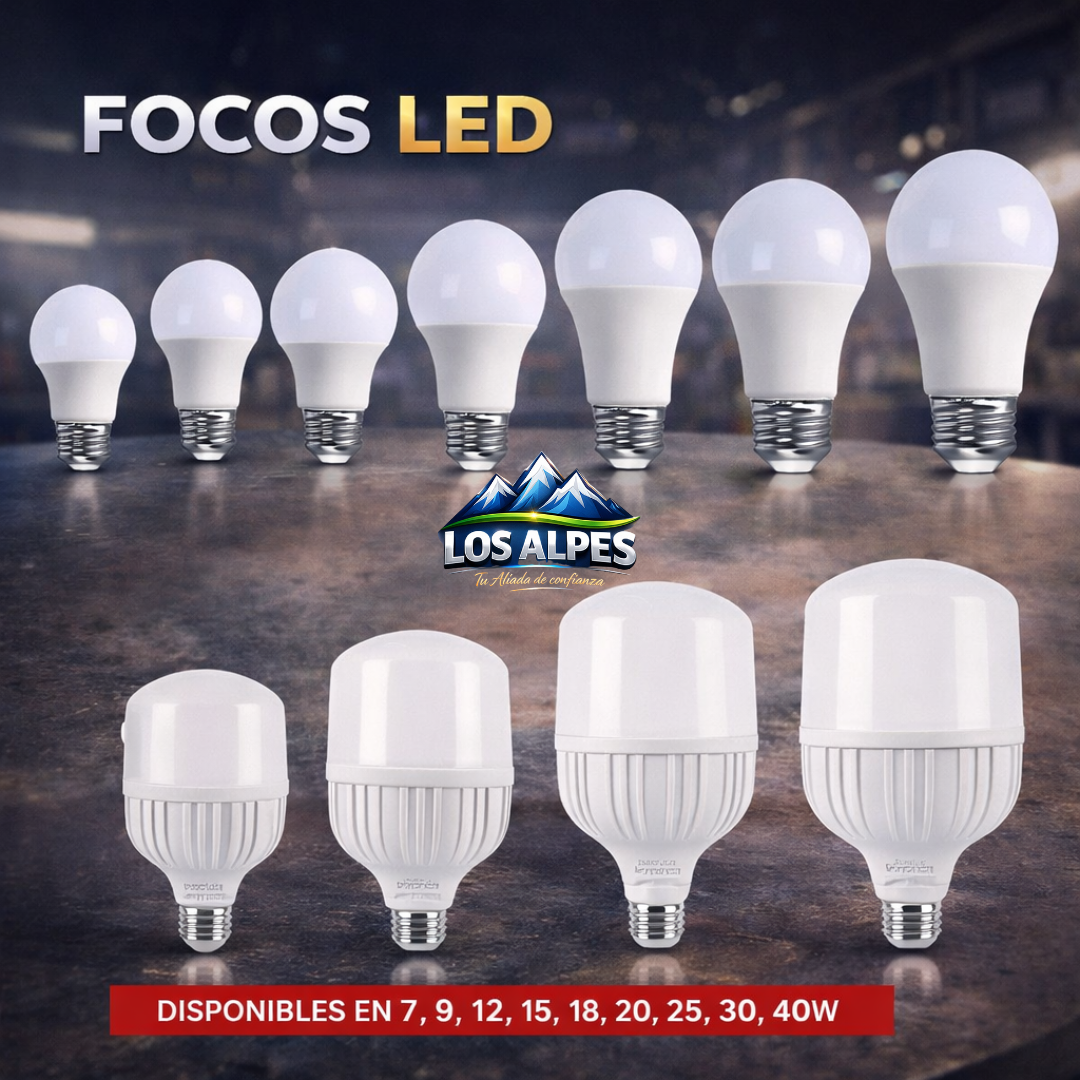 💡 Focos LED de Alto Rendimiento – Iluminá y Ahorrá Energía ⚡