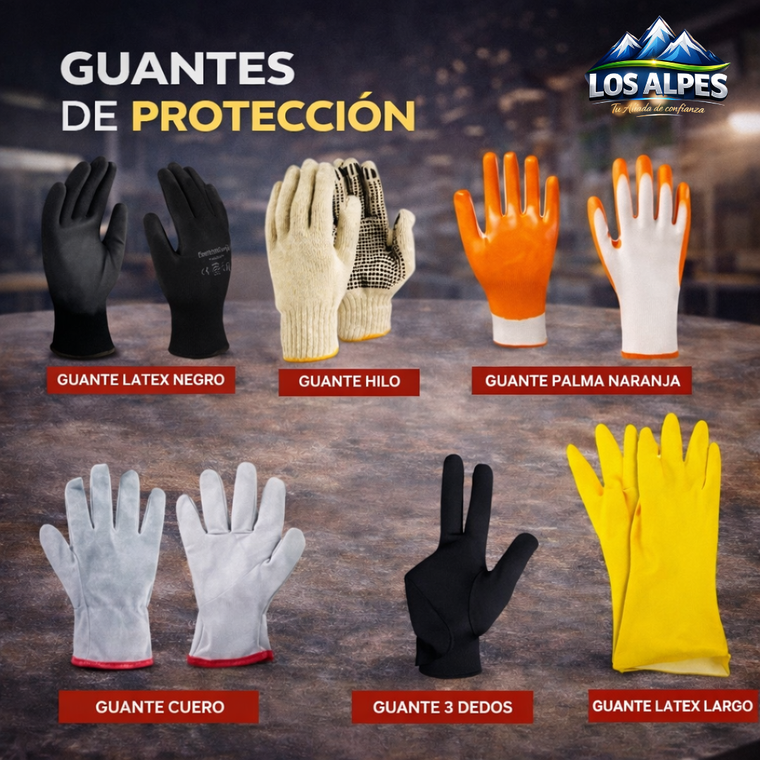 🧤 Guantes de Protección – Seguridad y Comodidad en Cada Trabajo 💪
