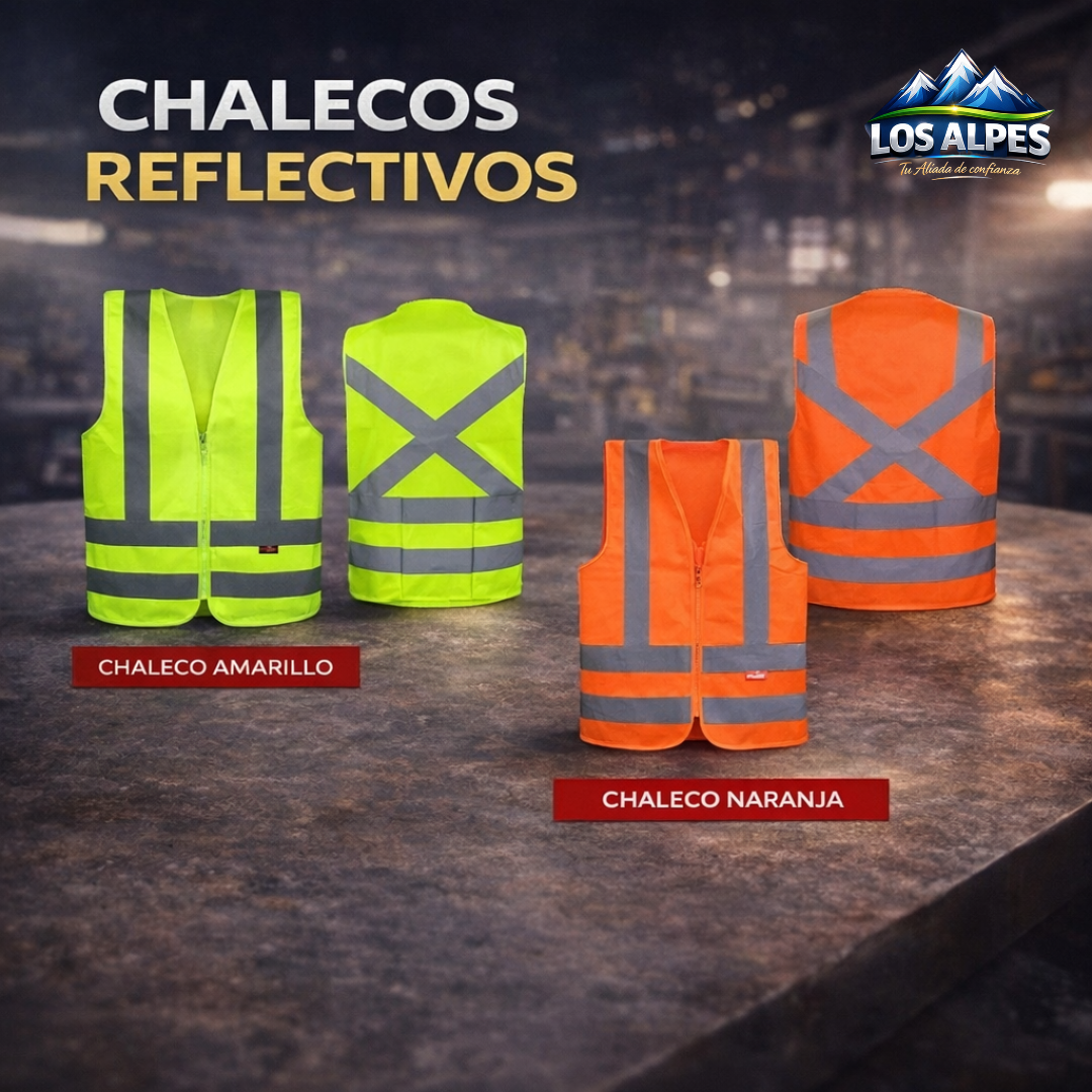 🦺 Chalecos Reflectivos de Alta Visibilidad – Seguridad en Todo Momento 🚧