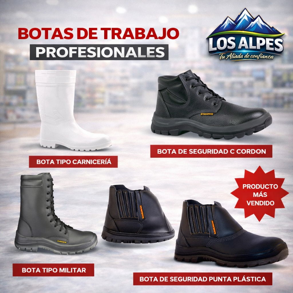 🥾 Botas de Trabajo Profesionales – Seguridad y Resistencia 💪