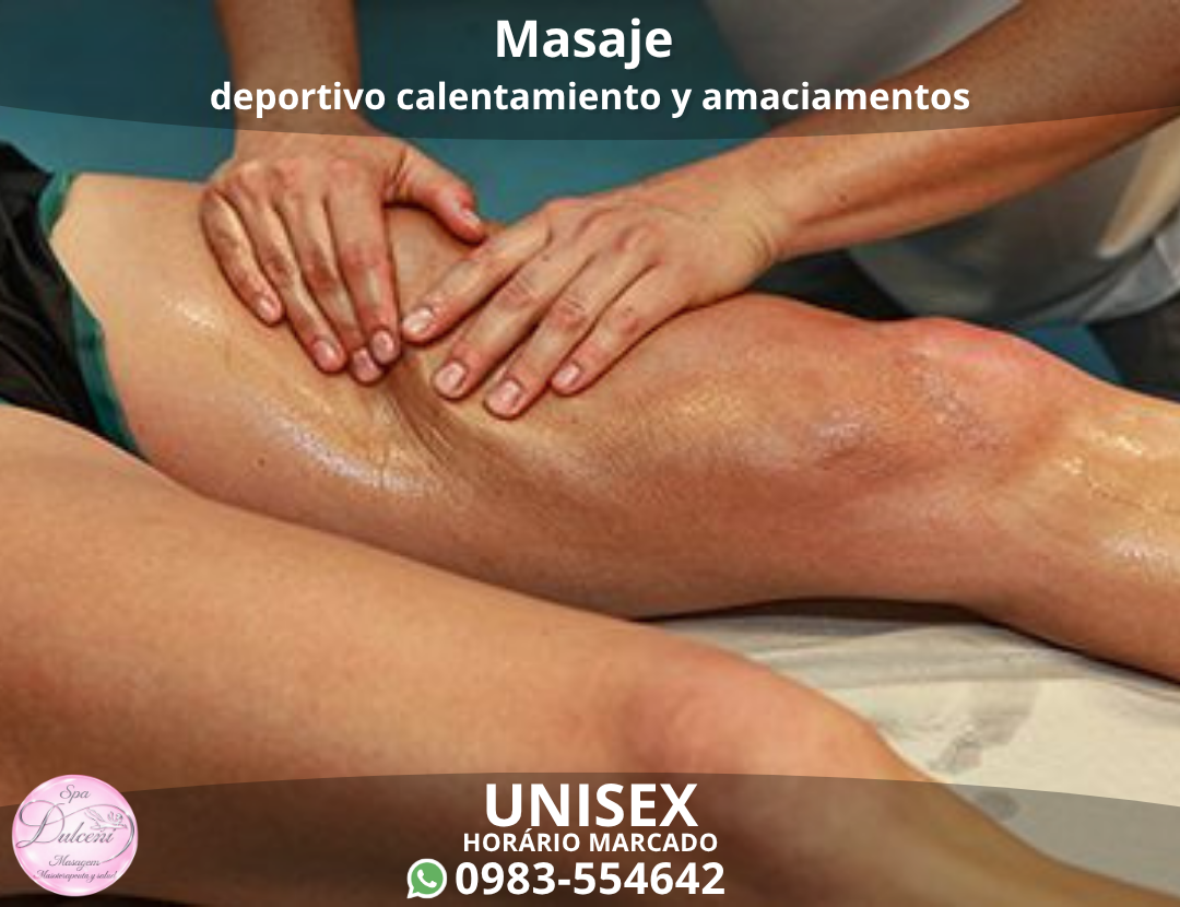 Masaje deportivo calentamiento y amaciamientos