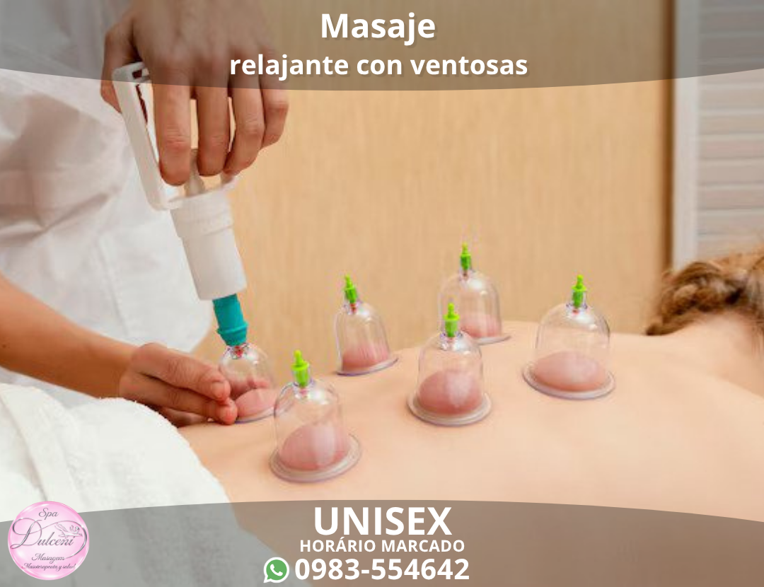 Masaje relajante con ventosas