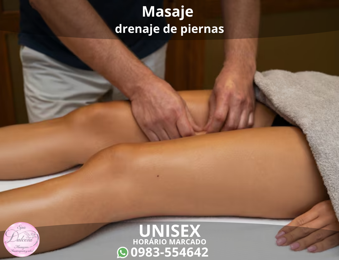 Masaje drenaje de piernas