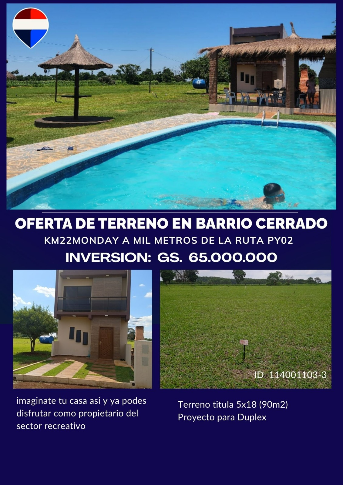 ​Dúplex en Barrio Cerrado Propósito II KM22MONDAY