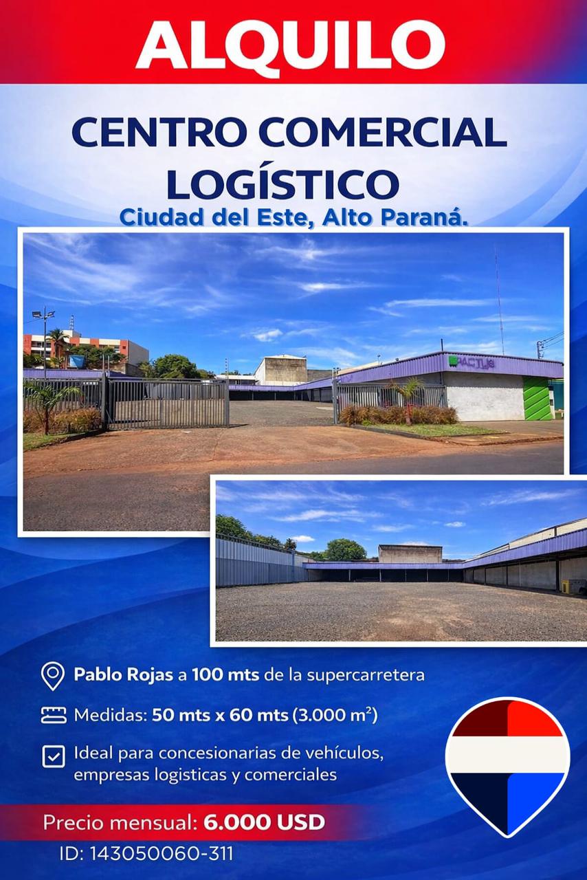 Centro Logístico en Alquiler – Ubicación Estratégica en CDE