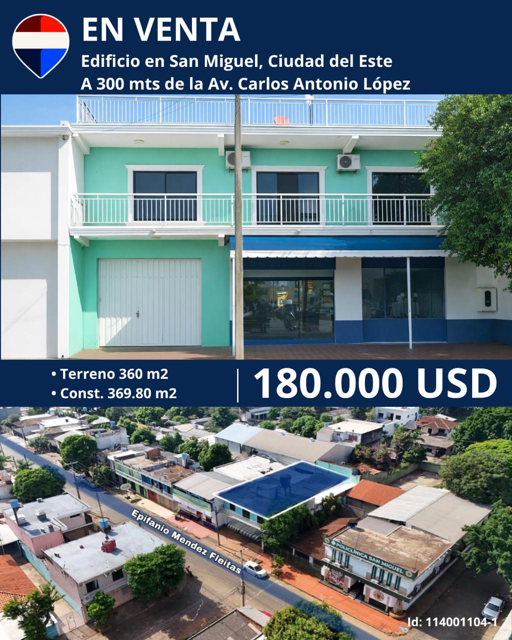 Edificio Comercial en San Miguel – A 300m de Av. Carlos A. López