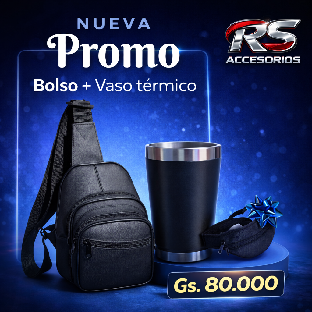 NUEVA PROMO – Bolso + Vaso Térmico + Regalo