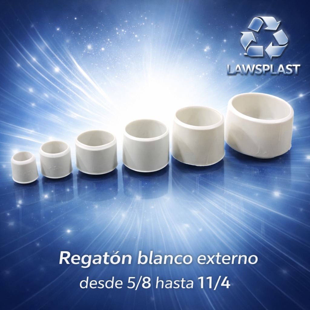 Regatón Blanco Externo – Protección y Acabado Estético