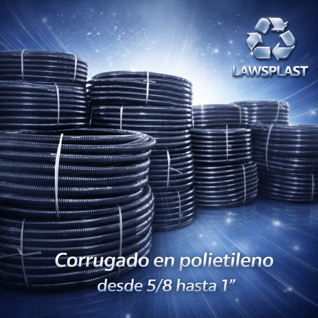 Corrugado en Polietileno – Resistente y Flexible (5/8 a 1”)
