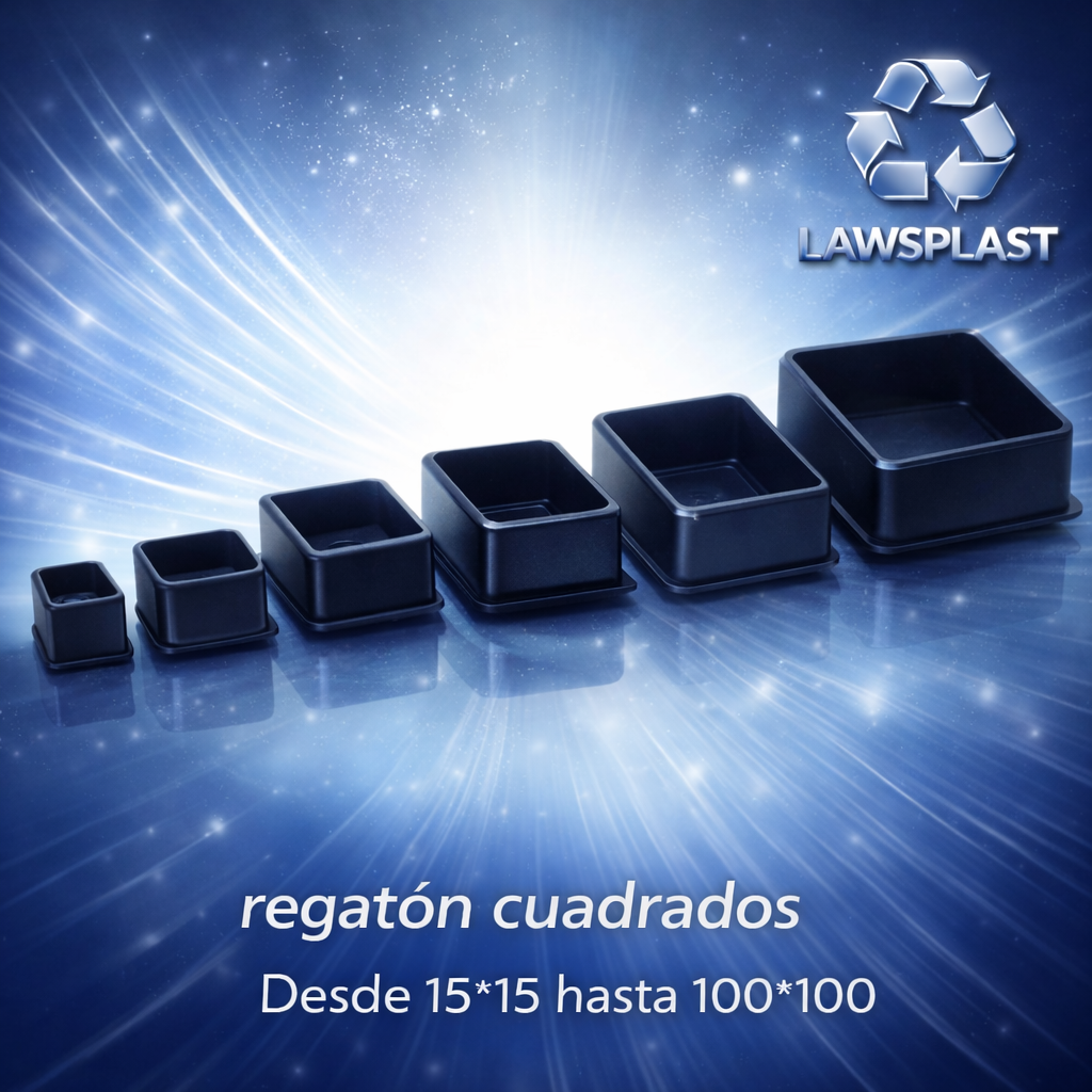 Regatones Cuadrados – Protección y Acabado Profesional
