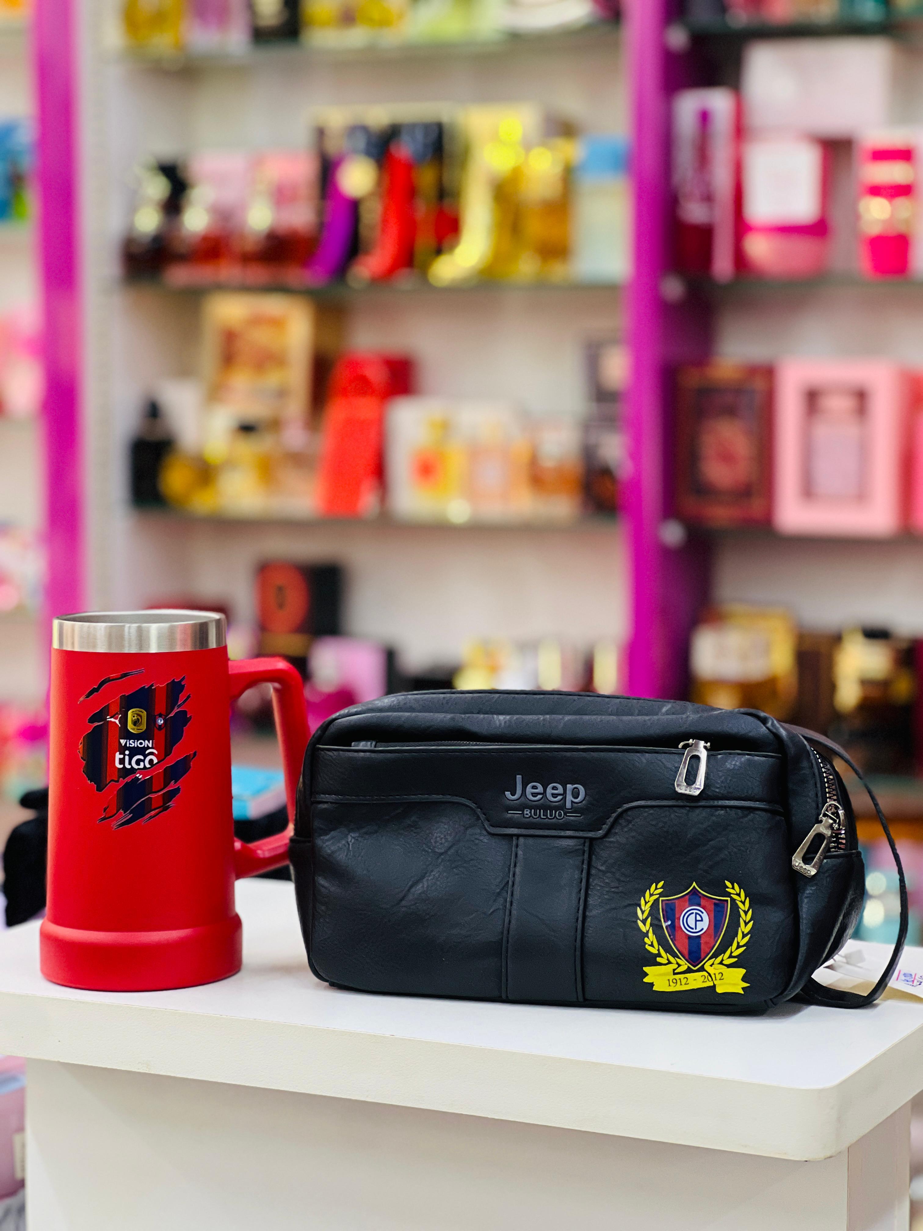 Combo Ejecutivo Jeep + Tigo – Mate Térmico + Bolso Premium 🔥🖤