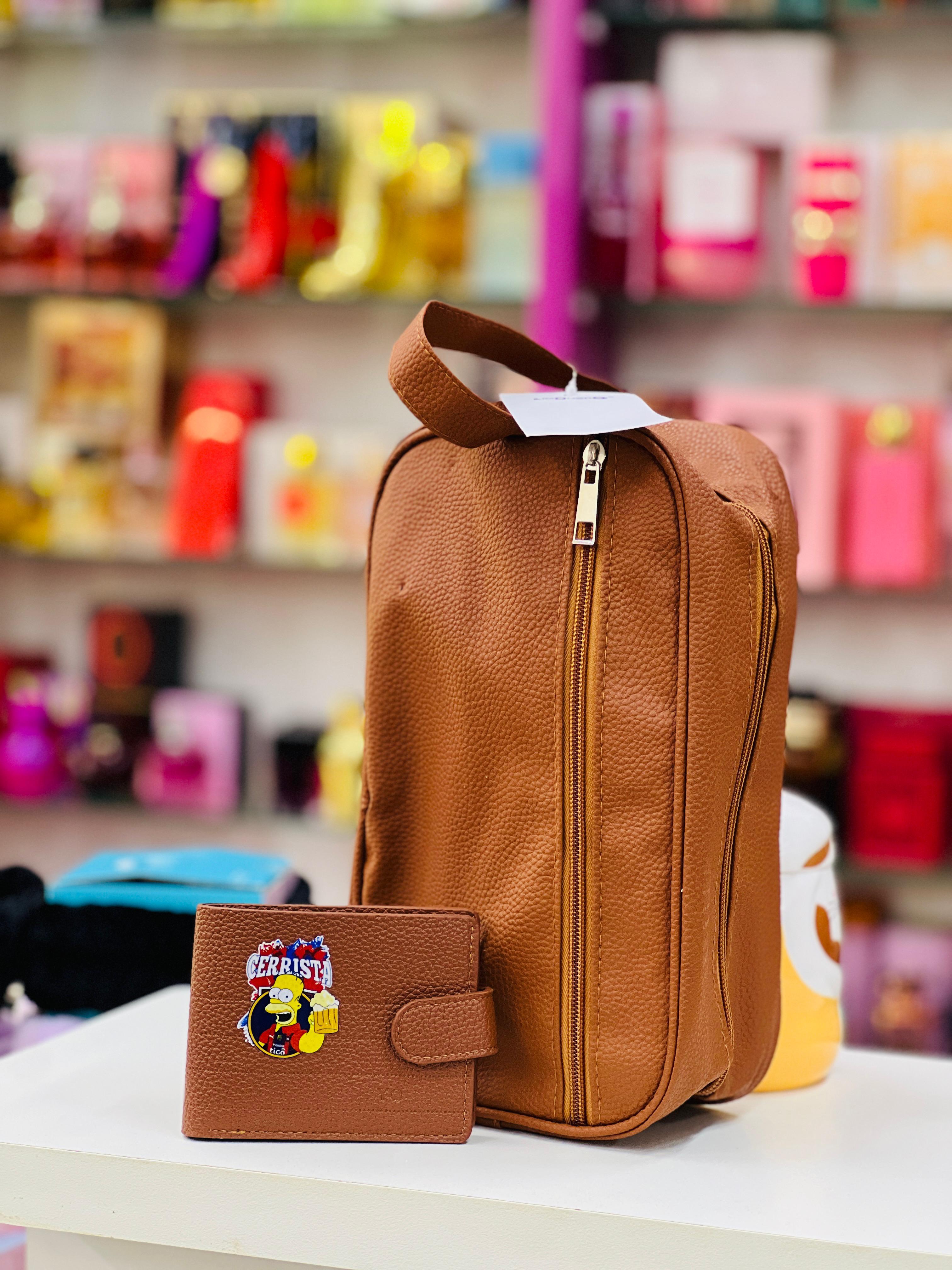 Combo Ejecutivo Premium – Neceser + Billetera Cuero Style 💼🔥