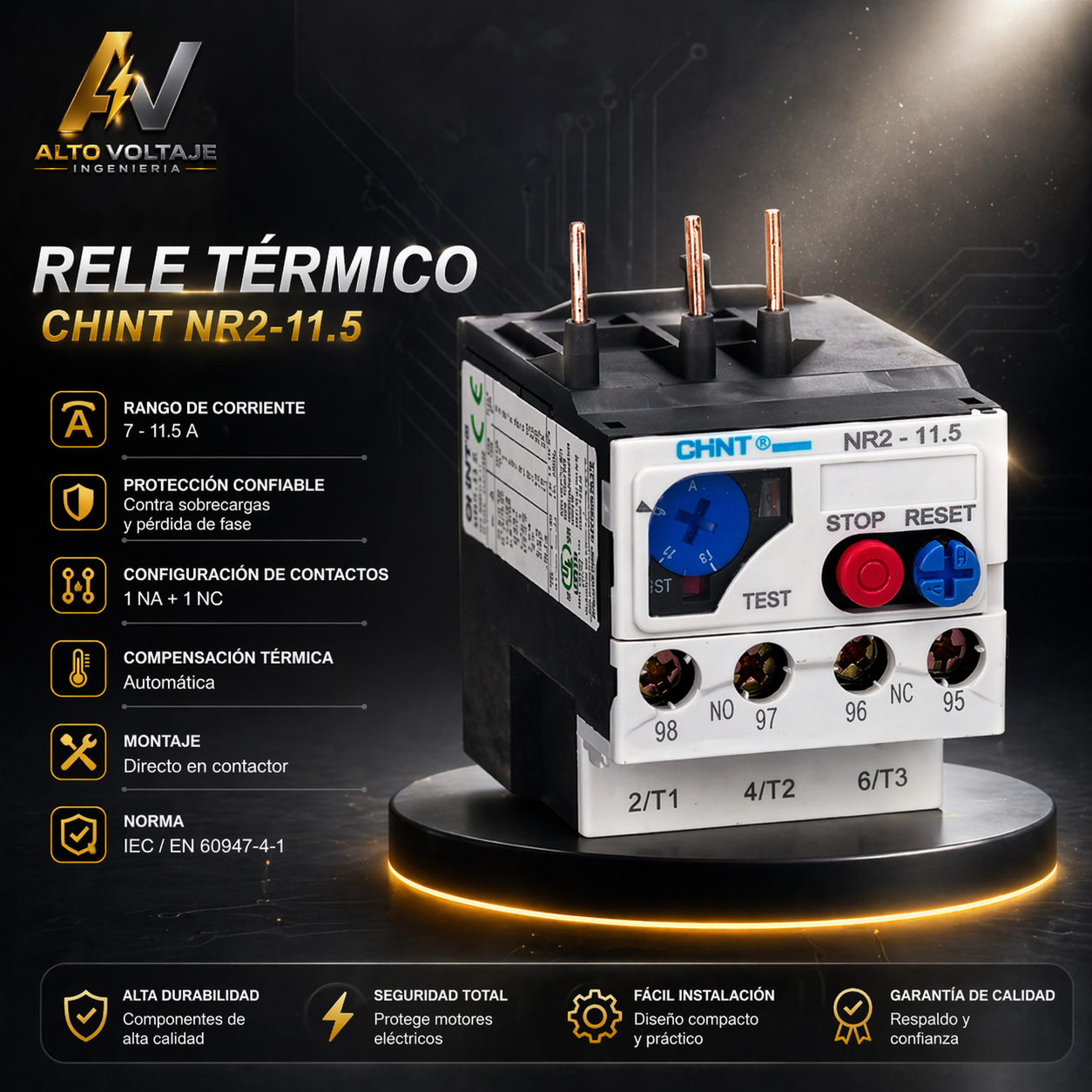 Relé Térmico CHINT NR2-11.5