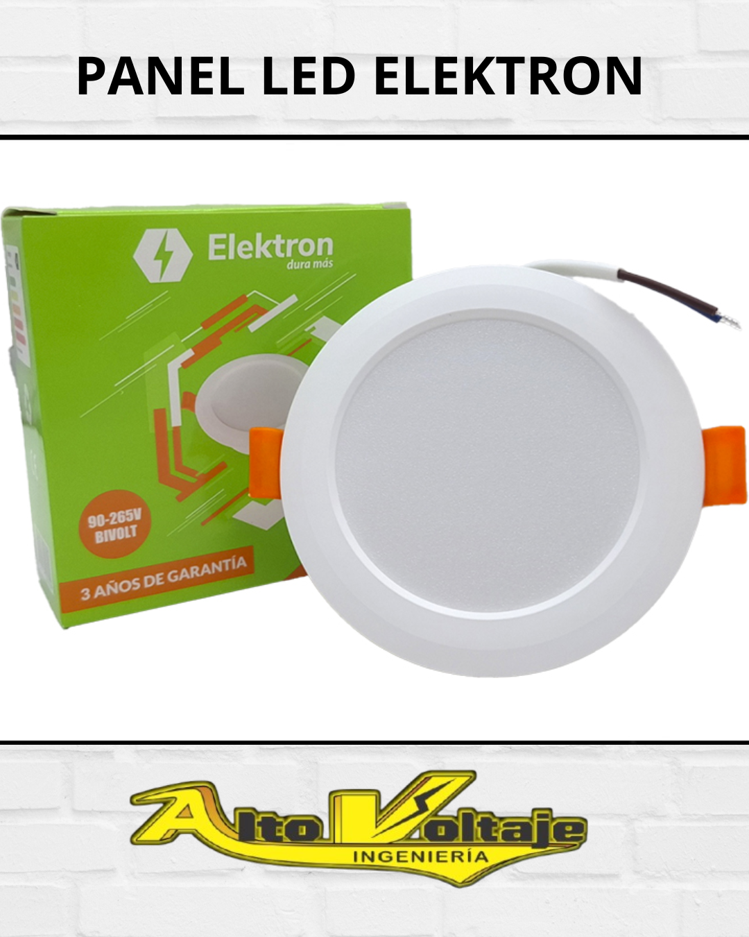 PANEL LED EMBUTIR ELEKTRON