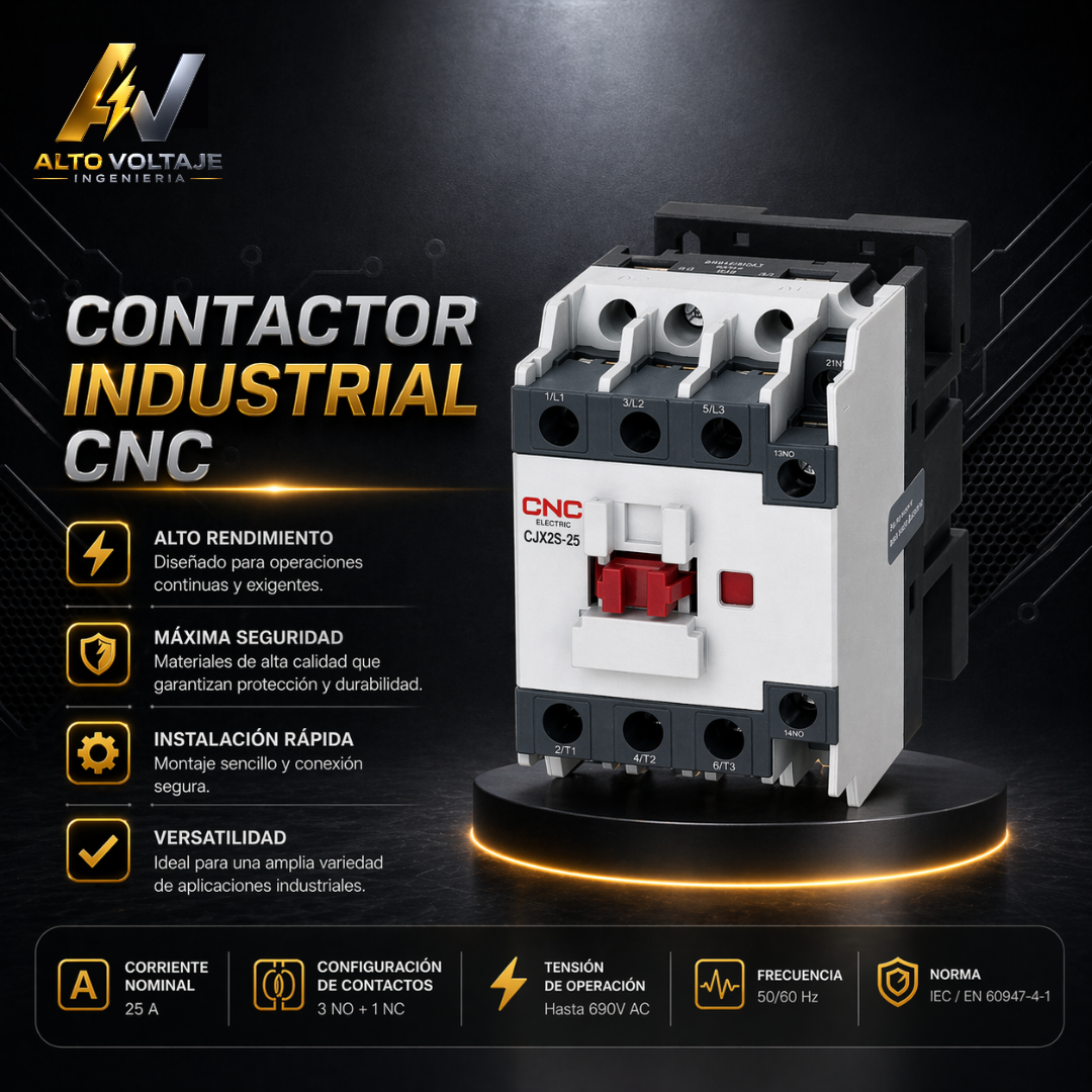Contactor Industrial CNC 25A