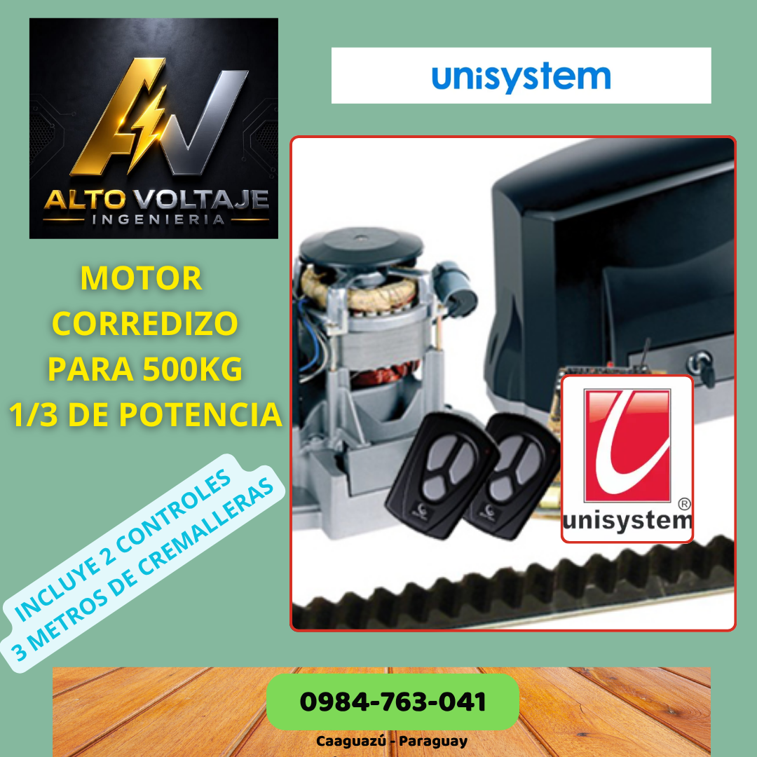 MOTOR P/ PORTON 500KG.