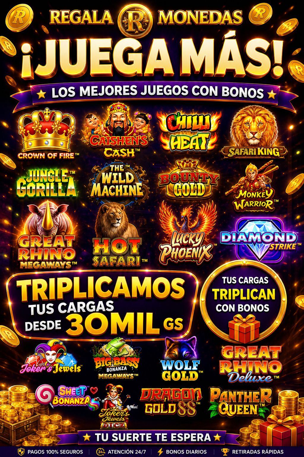 💰 Cargás y te llevás el TRIPLE 🚀