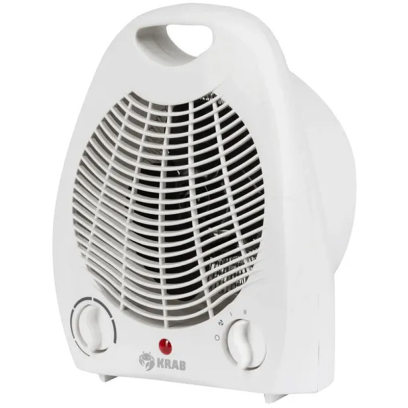 Estufa Electrica Krab KBCVT21 / 2000W / 220V ~ 50/60Hz - Blanco