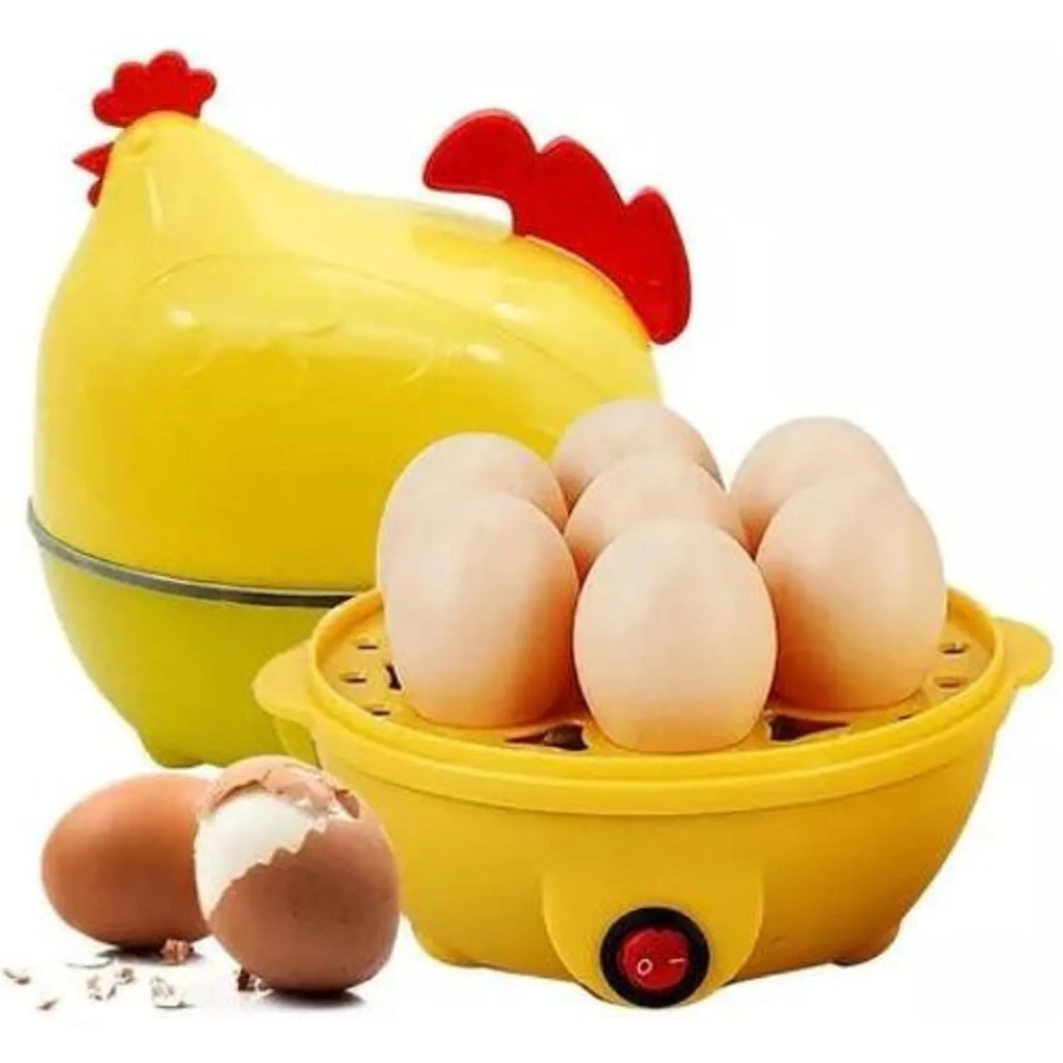 🥚🐔 Gallina Hervidor de Huevos Eléctrica | Rápida y Súper Práctica
