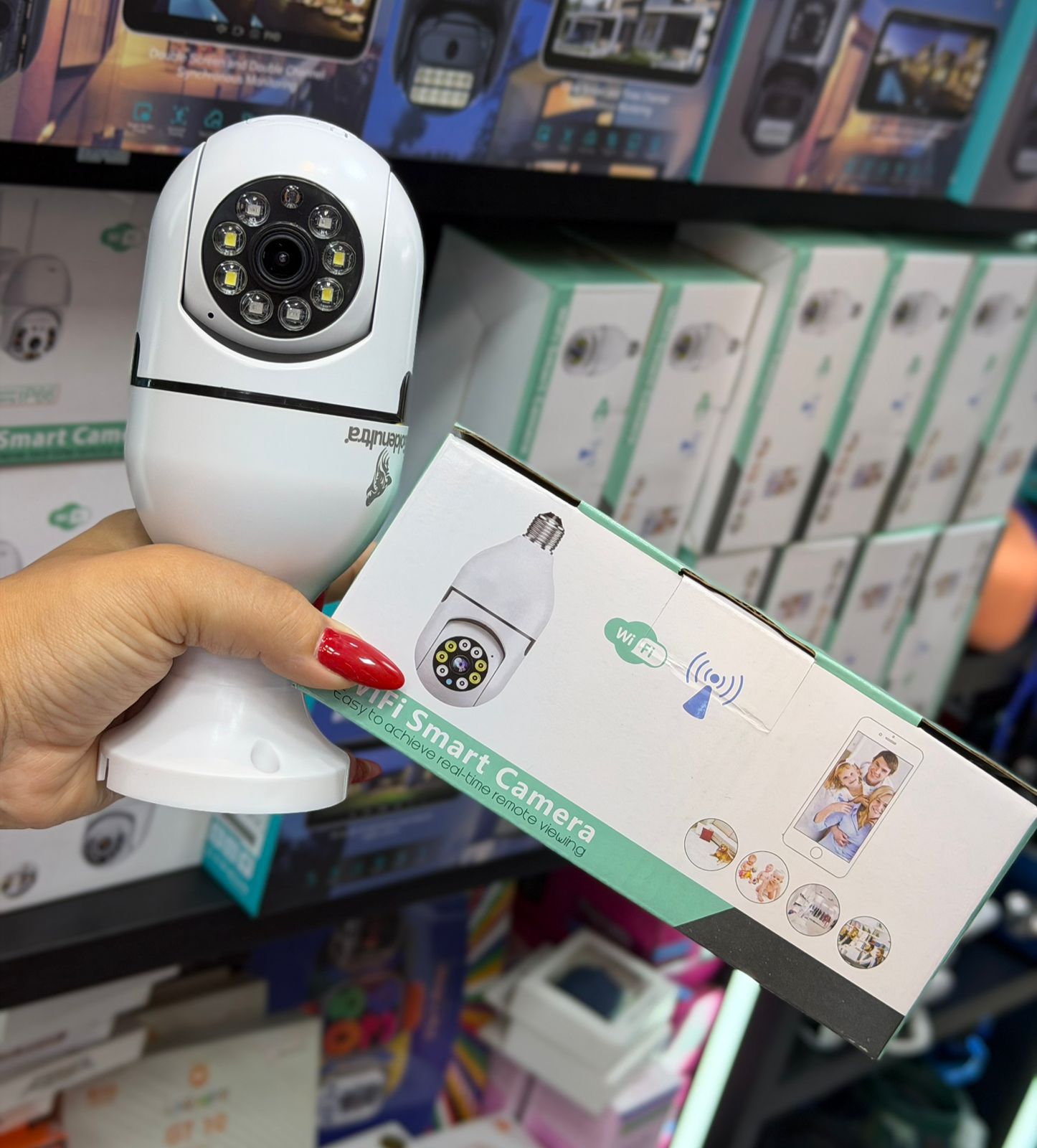 Câmera de Segurança Satellite A-CAM8101 2MP Wifi - Branco