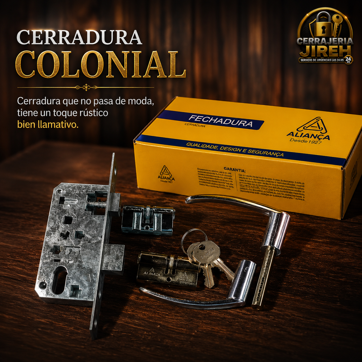Cerradura Colonial – Elegancia y Estilo Clásico