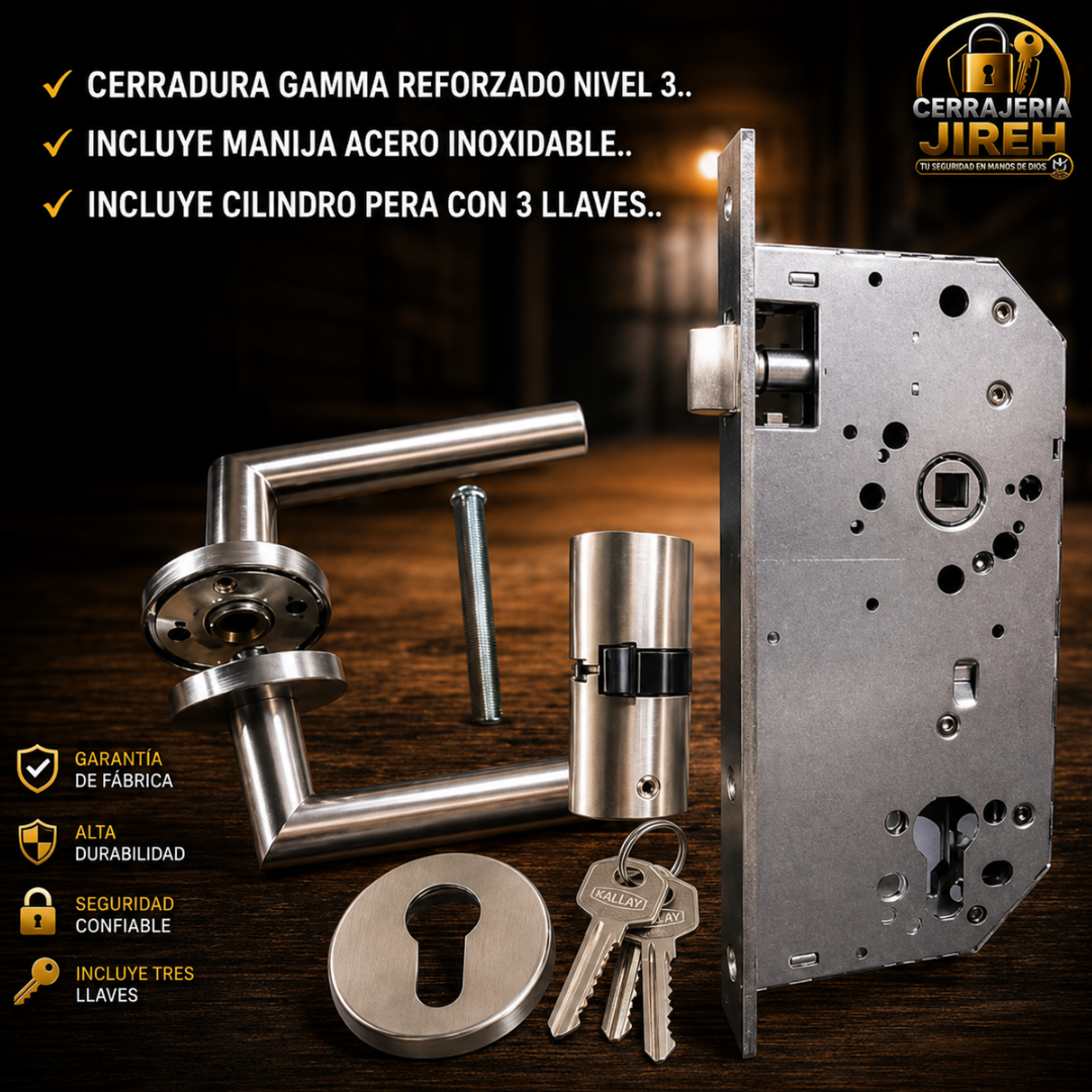 Cerradura GAMMA Reforzada Nivel 3