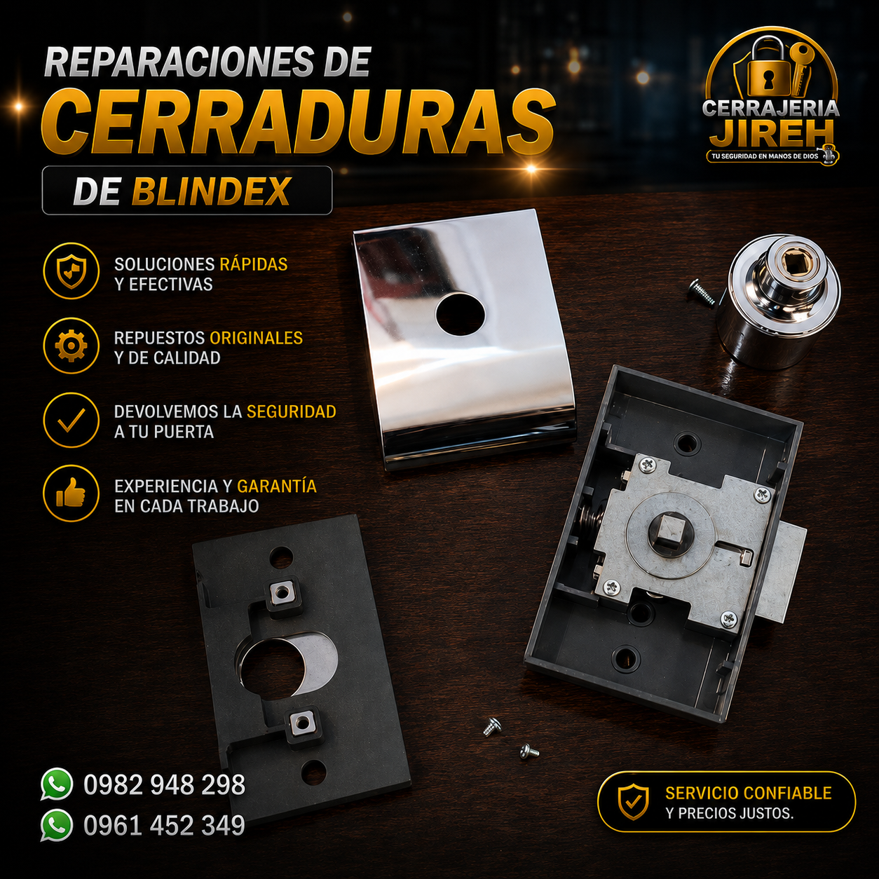 Reparaciones de Cerraduras para Puertas Blindex