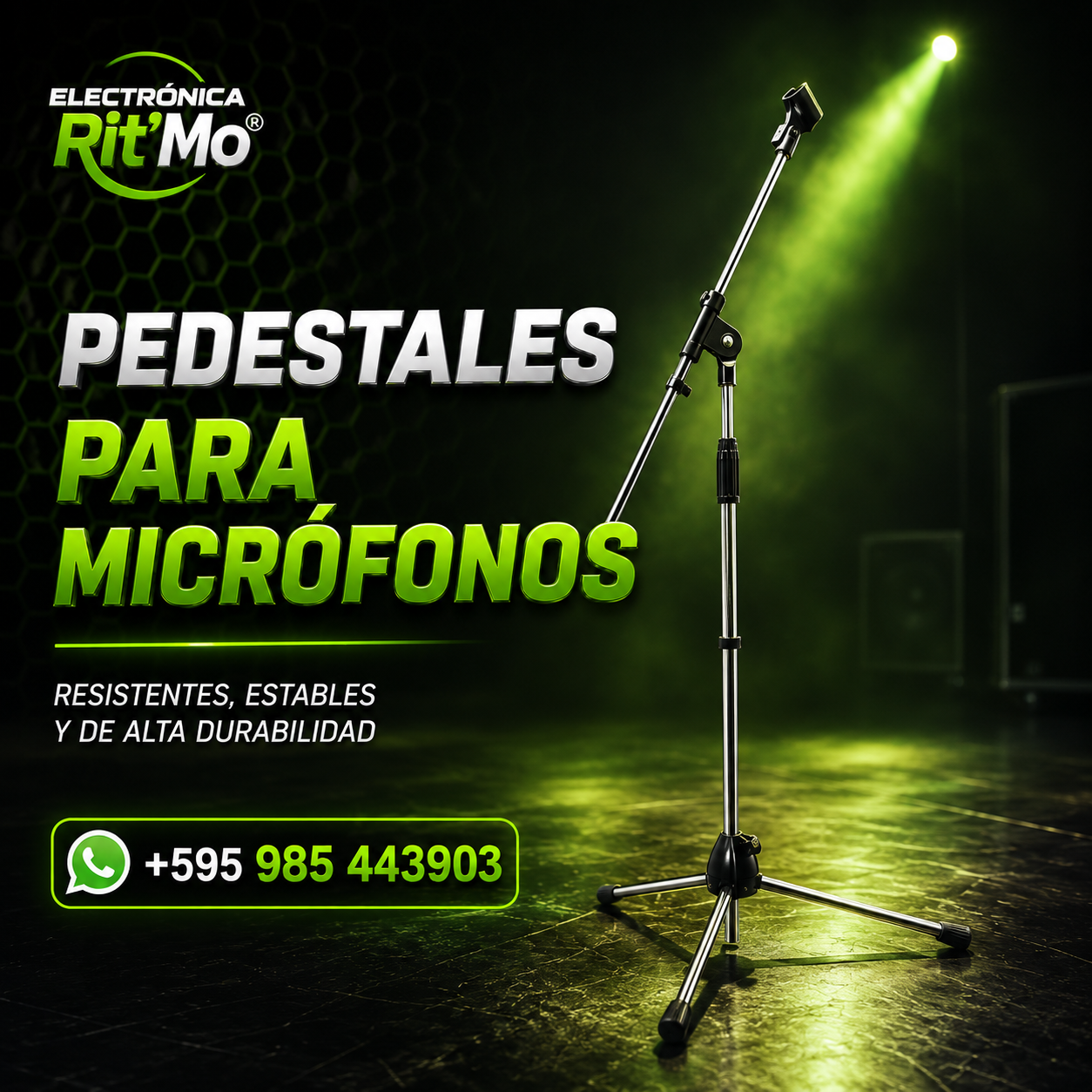 Pedestales para Micrófonos – Estabilidad y Calidad Profesional