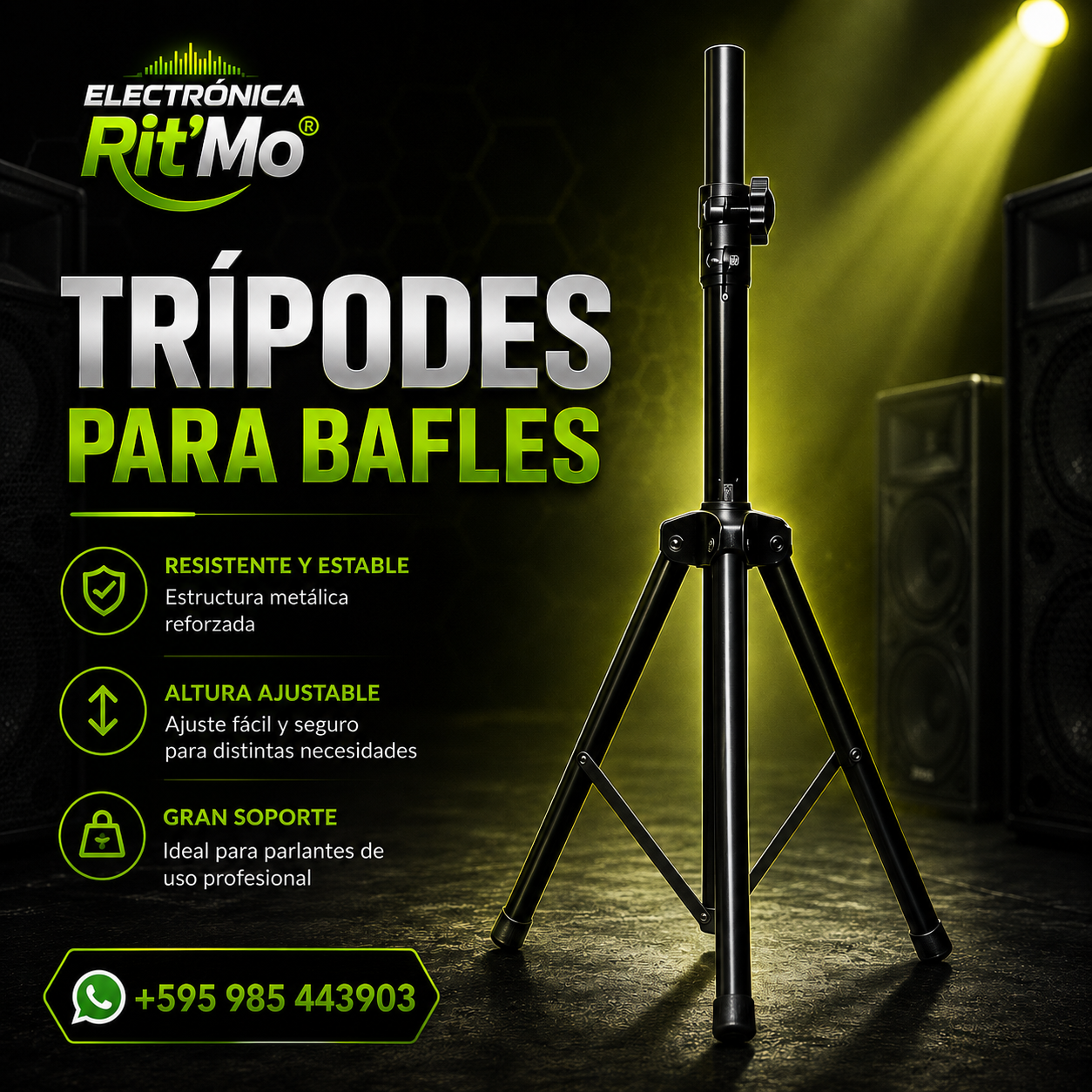Trípodes Profesionales para Bafles