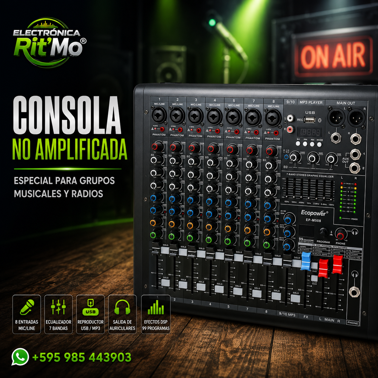 Consola No Amplificada