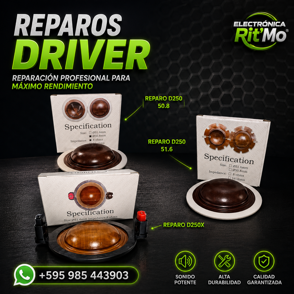 Reparos para Driver – Máximo Rendimiento y Calidad