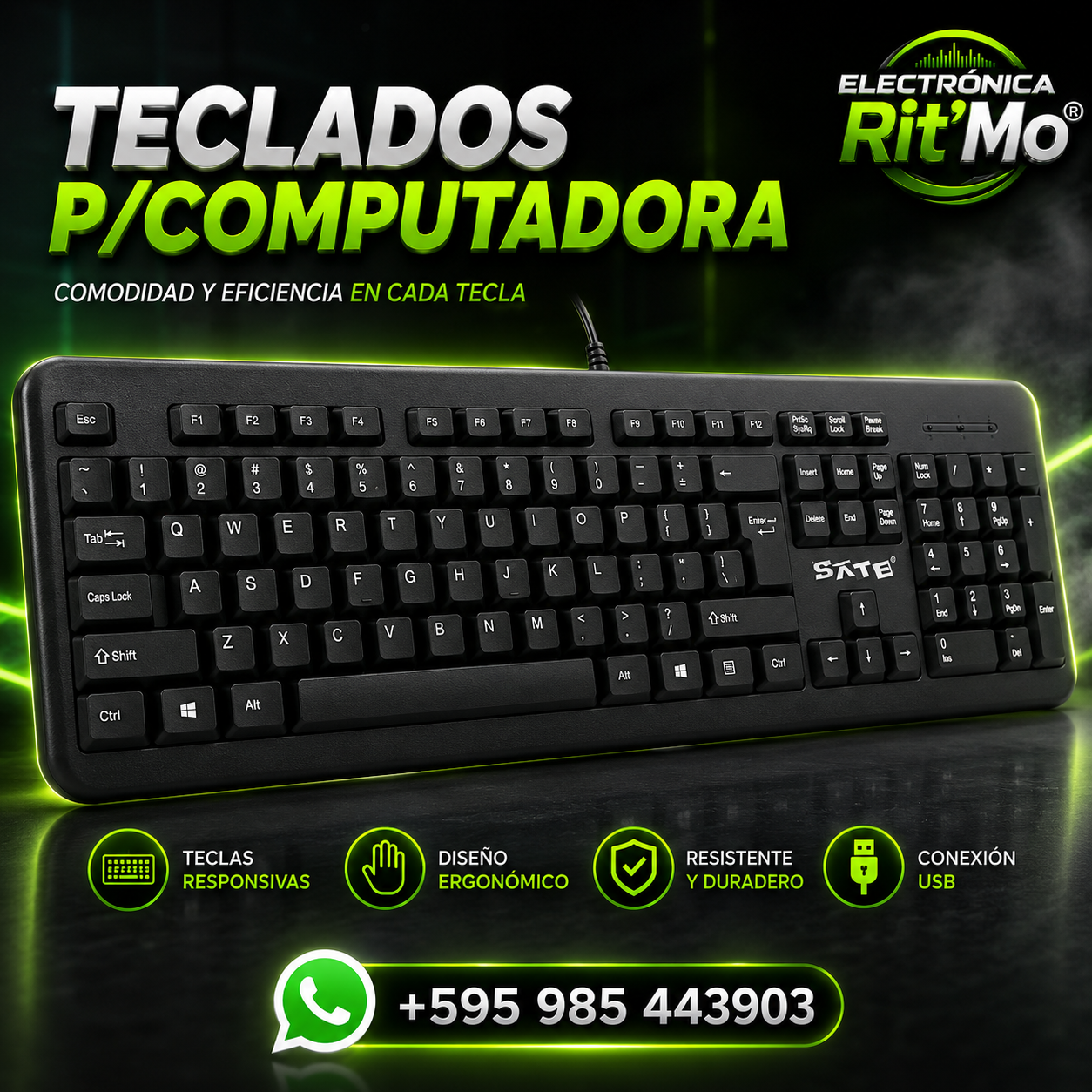 Teclado para Computadora – Comodidad y Eficiencia