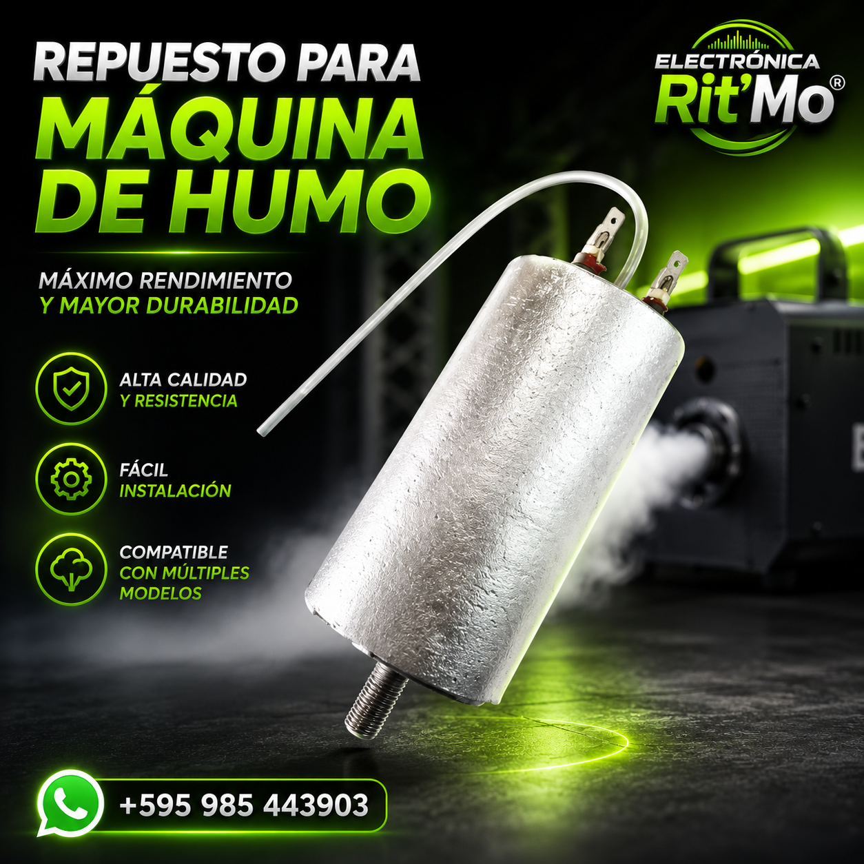 Repuesto para Máquina de Humo – Rendimiento y Durabilidad