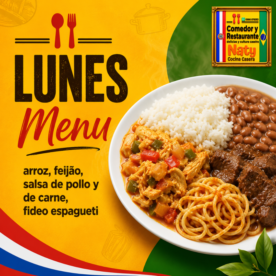 Menú Casero del Lunes – Sabor que Te Hace Volver