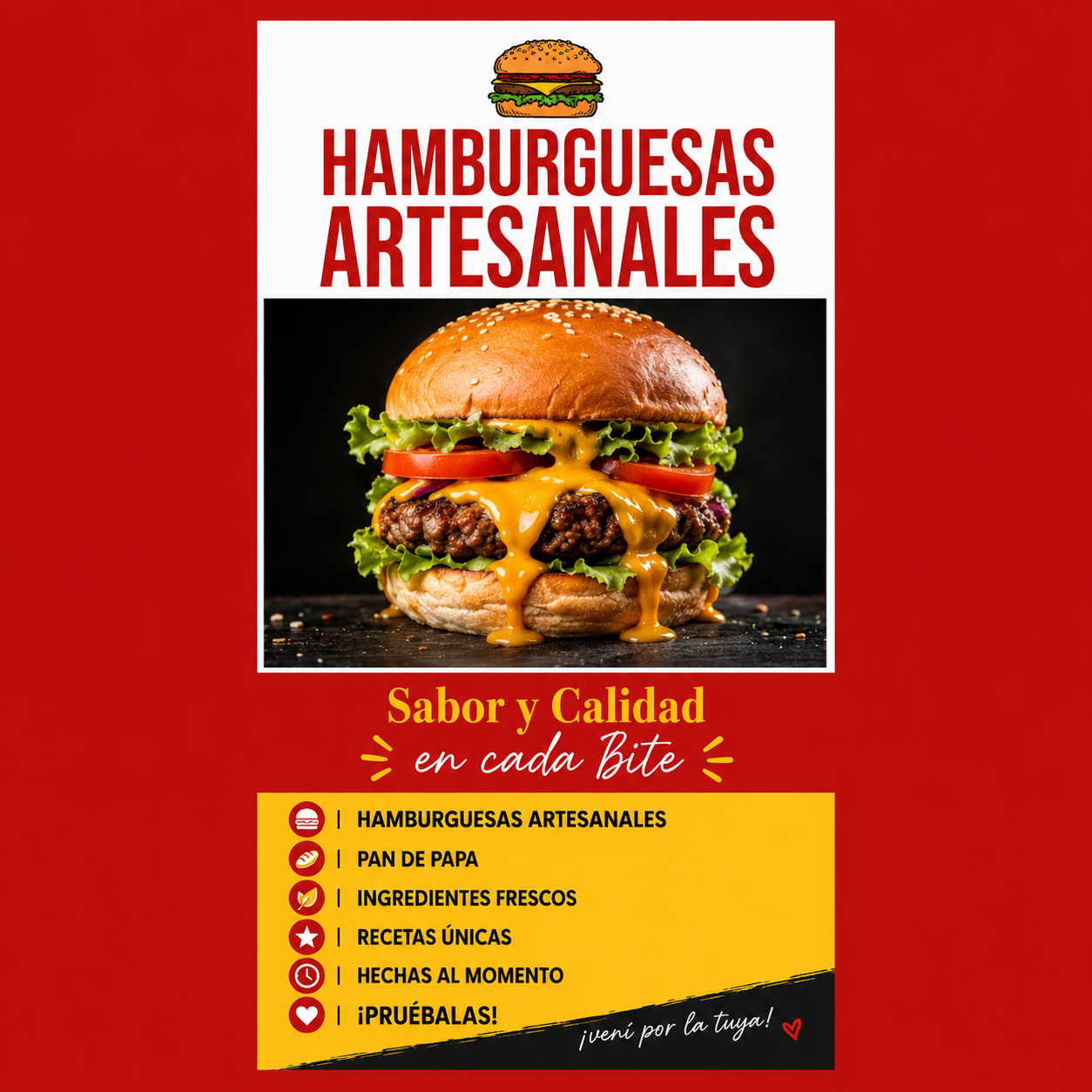 Hamburguesas Artesanales
