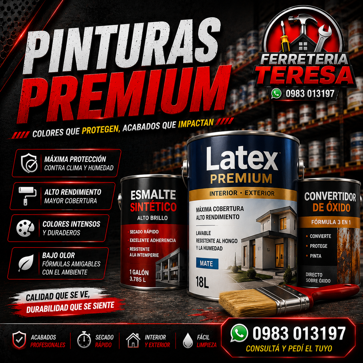 Pinturas Premium de Alta Calidad