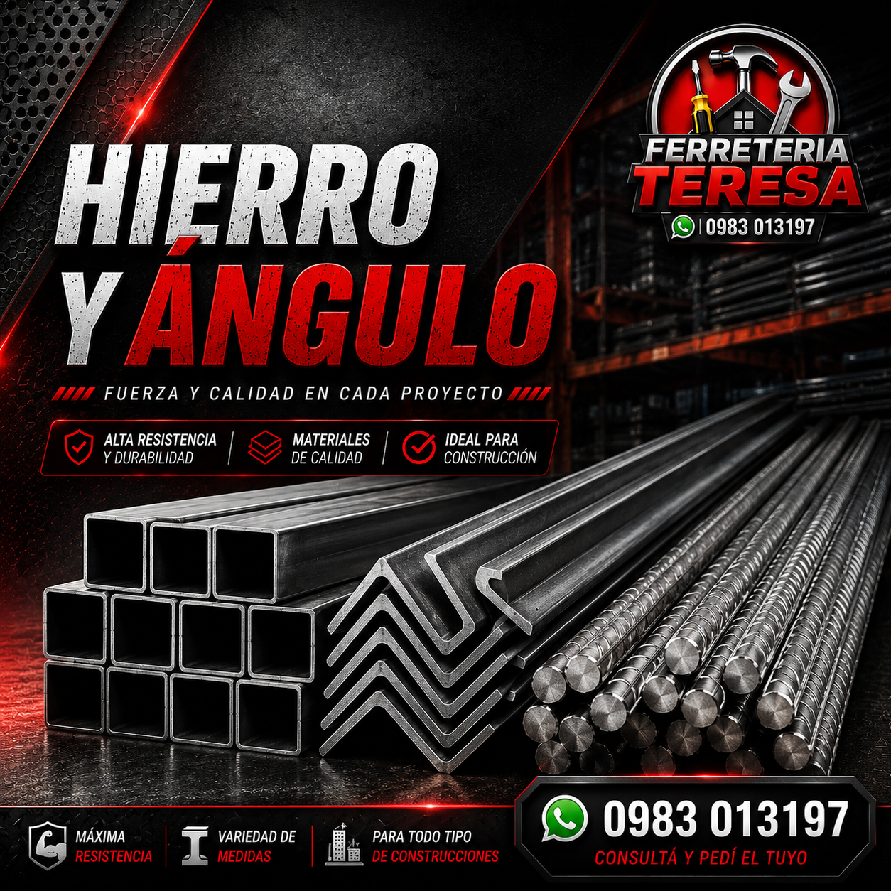 Hierro y Ángulo de Calidad