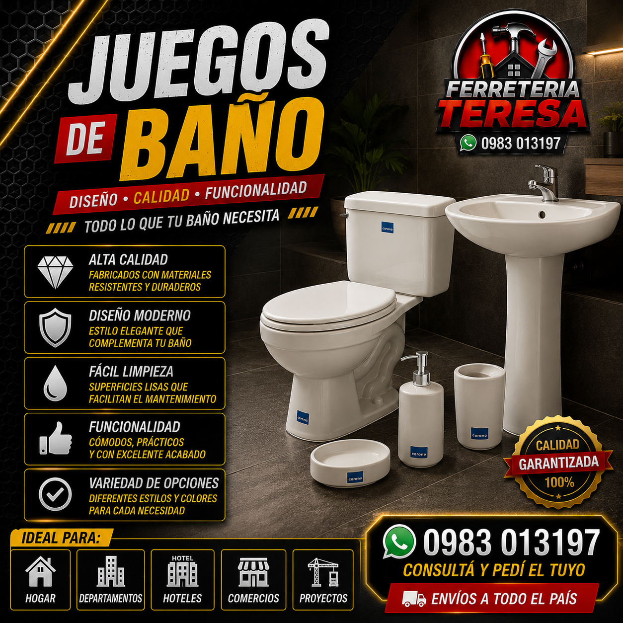 Juegos de Baño Modernos