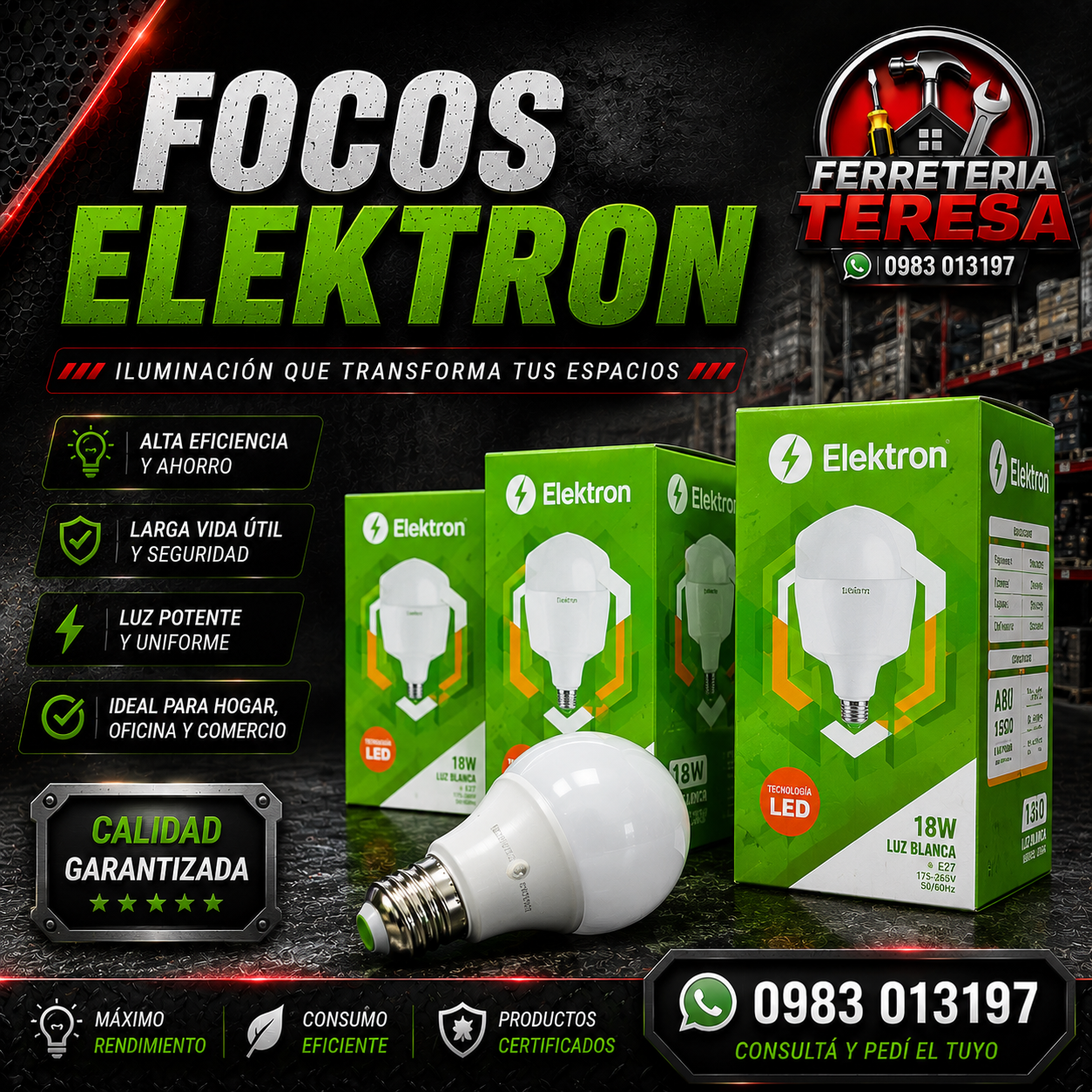 Focos Elektron LED