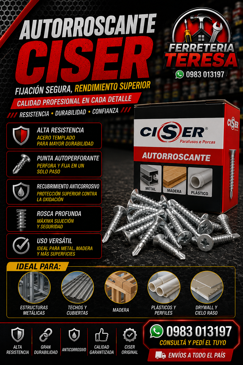 Autorroscante Ciser Profesional