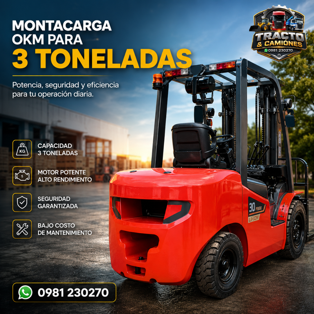 Montacarga OKM 3 Toneladas