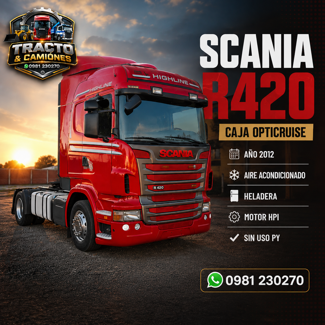 Scania R420 Highline 2012