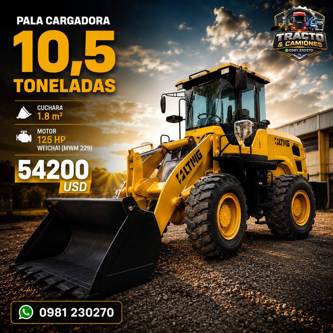 Pala Cargadora 10.5 Toneladas